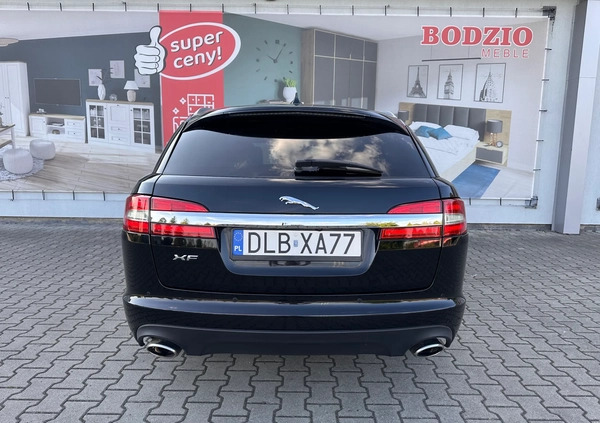 Jaguar XF cena 55900 przebieg: 215000, rok produkcji 2013 z Lubań małe 56